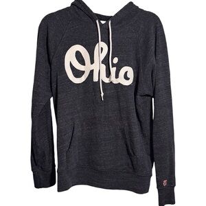 HOMAGE Script Ohio The Ohio State University Buckeyes Gray Hoodie Women’s Medium